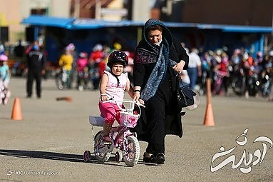 مسابقه دوچرخه سواری بانوان - تبریز